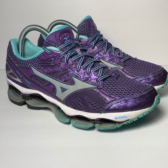 Mizuno Women's Wave Viper Mullberry/blue Size 8 - Picture 1 of 8
